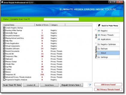 Error Repair Professional 3.9.3 + serial